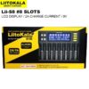 戶外行動電源實體店面｜（免運台灣新莊現貨）Liitokala18650/26650鋰電池充電器3.7V多功能8槽智慧快充鎳氫/鎳鎘AA｜音響王國